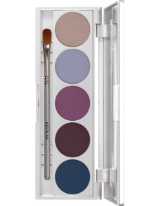 KRYOLAN VIVA COLOR PALETTE 5 COLORS MIDNIGHT MATT