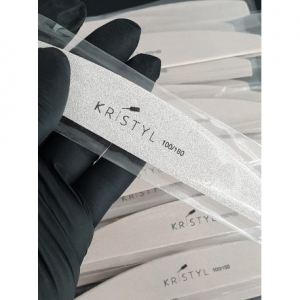 KRISTYL HALF MOON NAIL FILE 100/180