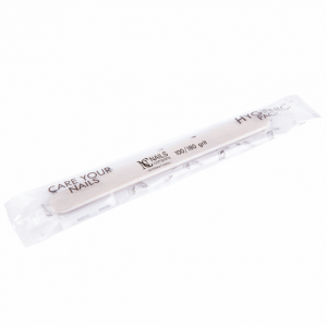 NC NAILS COMPANY HYGIENIC PACK WHITE STRAIGHT FILE 100/180 