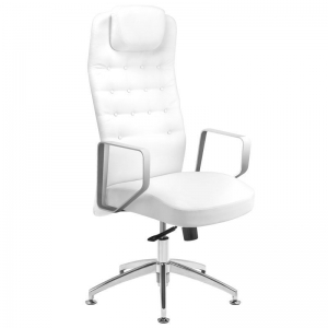 ACTIVESHOP COSMETIC CHAIR RICO 199 FOR PEDICURE AND MAKEUP WHITE