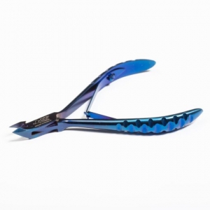 LEXWO # 135 CUTICLE NIPPERS 3MM BLUE