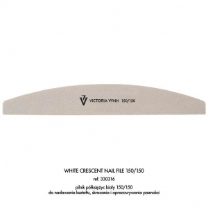 VICTORIA VYNN WHITE CRESCENT NAIL FILE 150/150