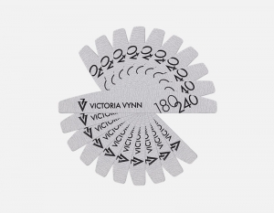 VICTORIA VYNN WHITE CRESCENT NAIL FILE 180/240