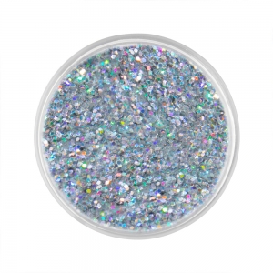 CLARESA DUST POWDER NAIL ART QUARTZ 1 SILVER