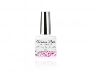 MODENA NAILS FRENCH WHITE & BRUSH GEL 7,3ml