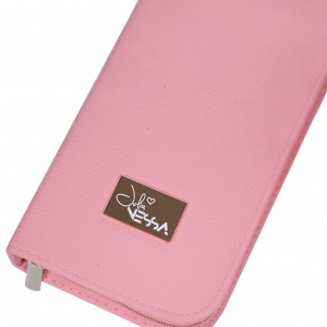 JULIA NESSA CASE FOR NAIL BRUSHES AND ACCESSORIES PINK