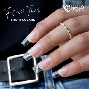 NC NAILS COMPANY FLEXI TIPS SHORT SQUARE