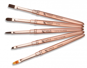 NC NAILS COMPANY NAIL BRUSH SET 5cs - GEL BRUSH 6mm, OMBRE, NAIL ART