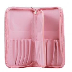 JULIA NESSA CASE FOR NAIL BRUSHES AND ACCESSORIES PINK