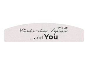 VICTORIA VYNN NAIL FILE 180/240 MINI 03 VV ITS ME AND YOU 25 PCS