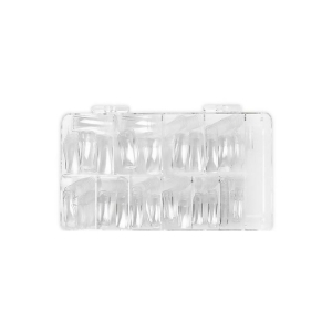 CLARESA TRANSPARENT NAIL TIPS IN A BOX OF 500 pcs