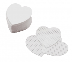 AH NAILS COLLECTION HEART SHAPE CLEANING PAD DUST FREE LINT FREE WIPES 200PCS