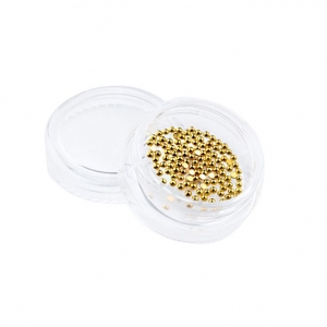 MISTERO MILANO GOLDEN CIRCLES - NAIL ART DECORATIONS 1.5 MM