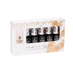 VICTORIA VYNN 5 PACK GEL POLISH TOPS - TOP NAIL KIT