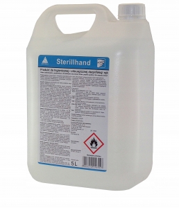 STERILLHAND PRODUCT FOR HYGIENE AND SURGICAL DISINFECTION OF BAKTERIO-VIRUS HANDS NAILS 5L