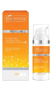 BIELENDA SUPREMELAB ENERGY BOOST  ENERGY AND MOISTURIZING CREAM WITH ULTRASTABLE VITAMIN C 50ML