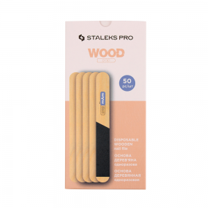 STALEKS PRO WOOD PAP DISPOSABLE WOODEN NAIL FILE 50pcs