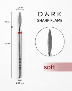 DARK BY RIOR DRILL BIT SHARP FLAME 2,1x10 RED