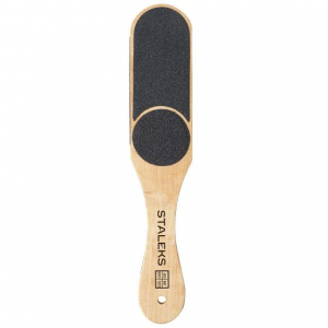 STALEKS BEAUTY&CARE 10/3 MULTI GRIT WOODEN PEDICURE FOOT FILE THREE-SIDED 60/80/100/120