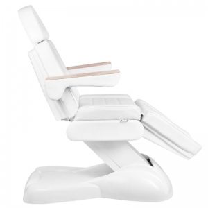Electric cosmetic chair lux 273b + stool 304 white (125907)