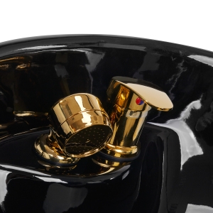 Gabbiano barber wash unit Marcus gold black (148418)