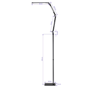 Yoga treatment lamp black (148579)
