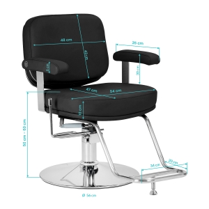 Hairdressing chair Omega Astra Plus black (154514)