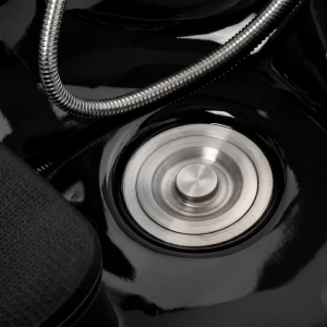 Hairdressing wash unit Omega Marina black (154528)