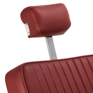 Gabbiano Visionerio+ barber chair red chrome frame (156097)
