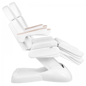 Electric cosmetic chair lux 273b + stool 304 white (125907)