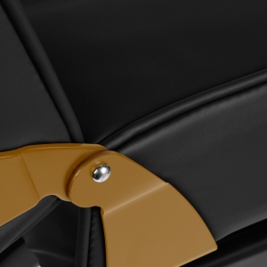 Cosmetic chair 557G with cuvettes black (147250)