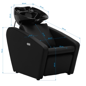 Gabbiano Emma hairdressing wash station (148996)