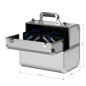 Cosmetic case silver 40 (151888)