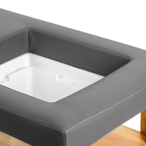Gabbiano Head Spa Bali hair washing bed grey (154394)