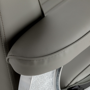 Gabbiano Visionerio barber chair grey chrome frame (155246)