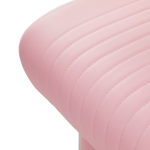 Gabbiano Visionerio barber chair pink chrome frame (155269)