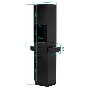 Hairdressing station TOTEM BLACK  (154237)