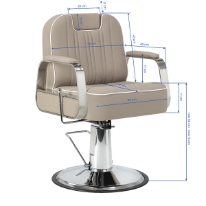 Barber chair Gabbiano Rufo beige (154694)