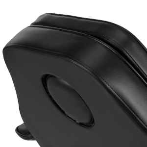 Hydraulic pedicure beauty chair Sillon 210 with rocking function and split footrest black (155680)