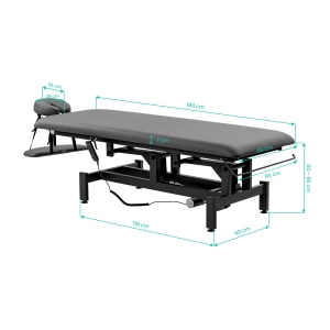 Electric Rehabilitation Table for Massage and Physiotherapy Balance Eso 1 grey (155376)