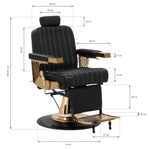 Barber chair Marcus Gold  (148417)