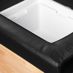 Gabbiano Head Spa Bali hair washing bed black (154391)