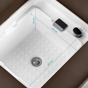 Gabbiano Head Spa Bali hair washing bed brown (154392)