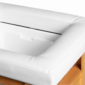 Gabbiano Head Spa Bali hair washing bed white (154393)