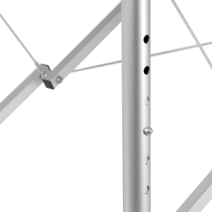 BALANCE aluminium folding massage table 3 segment white (155274)