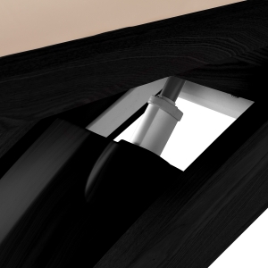 SPA lounger Sillon Siesta cream with black base (154683)