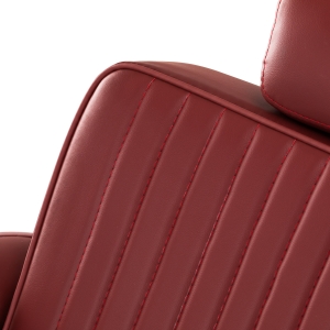 Gabbiano Visionerio+ barber chair red chrome frame (156097)