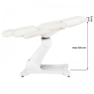 Electric cosmetic chair azzurro 869as pedi 5 motor rotary white (114877)