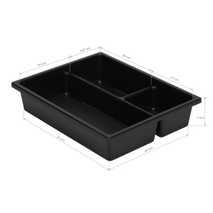 Gabbiano hairdresser's helper with UV sterilizer 68UV black (147025)