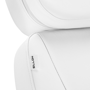 Electric cosmetic chair SILLON Luxury 3 motors white (150222)